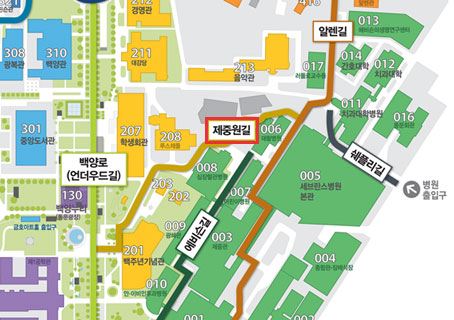 제중원길 지도