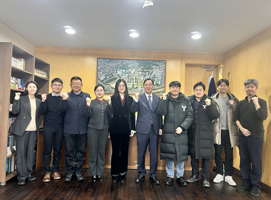 연세대학교 미래캠퍼스 방사선학과와 서주의과대학 교원 단체사진